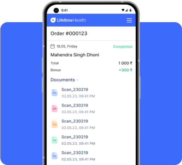 Digital profile with clients results